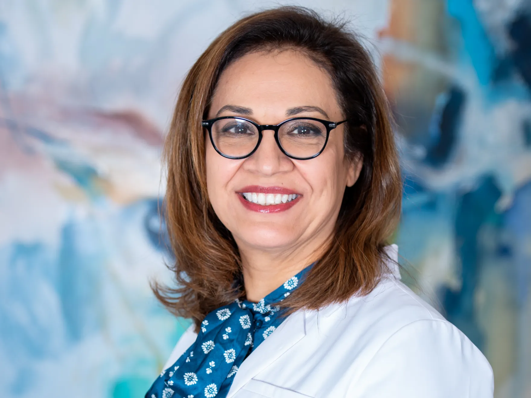Dr. Bahrami smiling